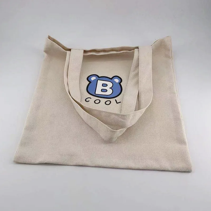 Duurzame canvas boodschappentas